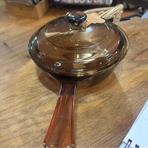 Amber Glass Cookware with Lid vision Amber CorningWare